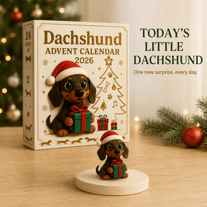 🔥🎁2026 Dachshund Advent Calendar Blind Box - 3D Models💕🐶