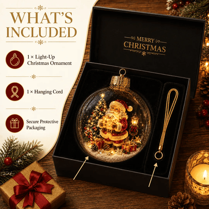 ✨Limited time 50% OFF -✨🎄 Glowing Christmas Story Ornament – Light-Up Mini Holiday Scene(📦Buy 3 Free Shipping)