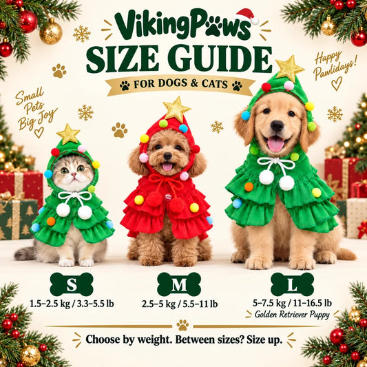 ✨Christmas Tree Pet Costume Cape for Dogs & Cats🎄