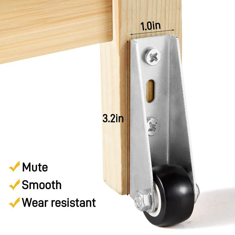 🎖️Quiet Rubber Caster Wheels