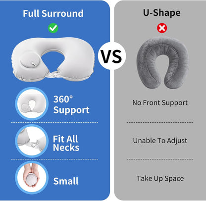 🎖️Inflatable Travel Neck Pillow
