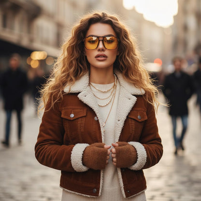 🔥8 Pairs Trendy Multicolor PC Frame Fashionable Sunglasses Set
