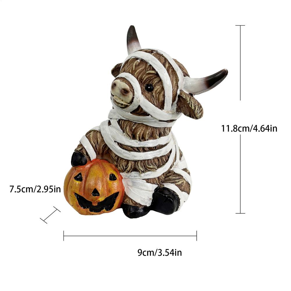 🎖️Realistic Resin Decorative Animal Cow Sculpture Figurine
