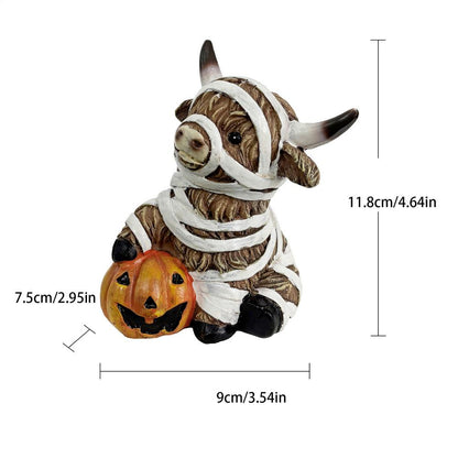 🎖️Realistic Resin Decorative Animal Cow Sculpture Figurine