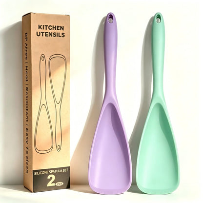 🎖️Pack of 2 Cooking Spoons for Non stick Cookware