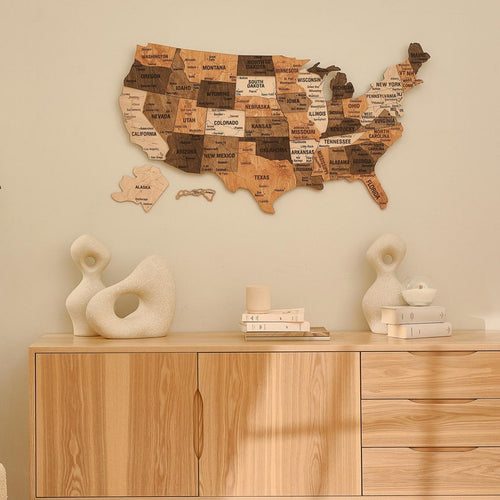 🎖️USA Travel Map, Push Pin Map Apartment Decor Home Improvement