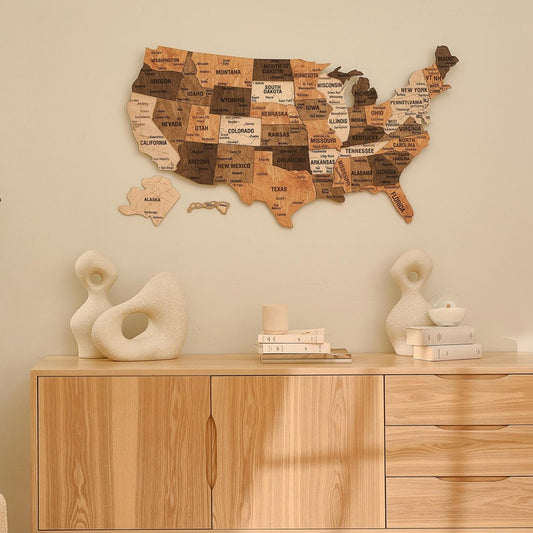🎖️USA Travel Map, Push Pin Map Apartment Decor Home Improvement