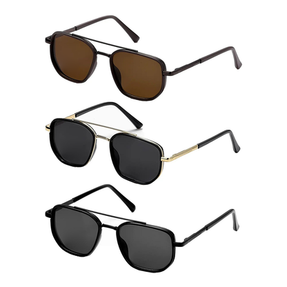 ✨😎 Fashion Geometric Double-Beam Sunglasses