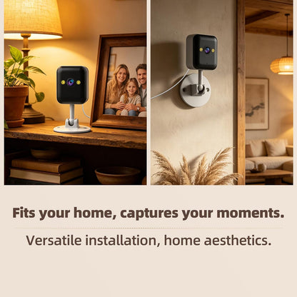 🎖️Indoor Outdoor Security Camera, 2.4G WiFi, IP66 Waterproof