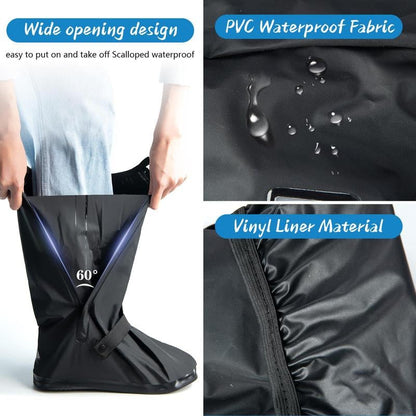 🔥Waterproof Rain Boot Shoe Cover Non-Slip Waterproof Boot Covers for Snow & Rain