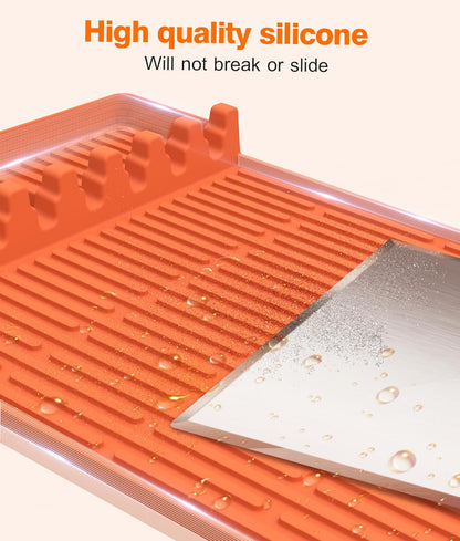 ✨🌞Summer Sale 49% OFF🍖Silicone BBQ Side Shelf Mat — Keep Tools Clean & Close