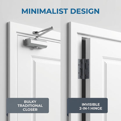 🔥Invisible Auto-Closing Hinge