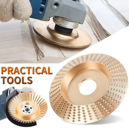 3-Pack Wood Carving Disc – Heavy Duty Grinding & Shaping Wheels – Universal Angle Grinder Attachment for Woodworking 🛠️