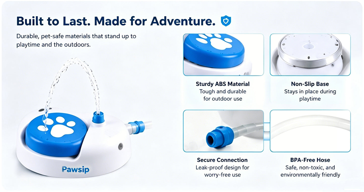✨Pawsip Outdoor Step-Activated Dog Water Fountain