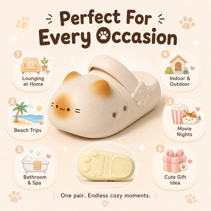 🎖️Cat Paw Slippers for Men & Women