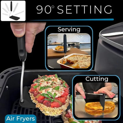 ✨ Multi-Angle Spatula Spoon – Flip, Scoop & Serve From a Better Angle🍳