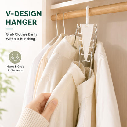 🔥12 Hooks Space Saving Closet Hanger Organizer