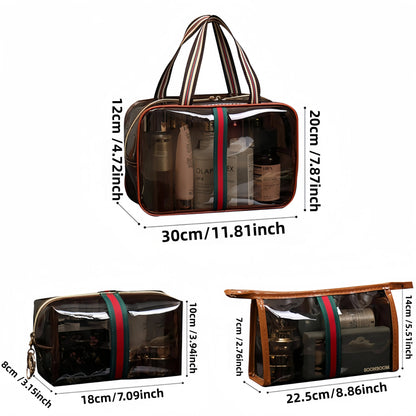 ✨💕Hot sale 49% OFF💖 3PCS New Retro Vintage Vanity Bag, Large Capacity Makeup Organizer for Women
