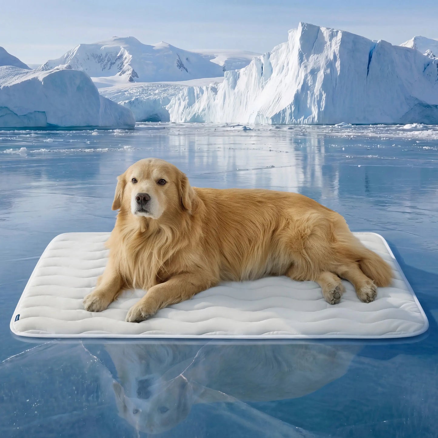 ✨🐶Washable Cooling Dog Mat, ❄️Non-Slip Summer Crate Bed for Large Dogs, No Gel & No Electric