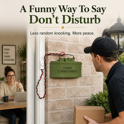 ✨Ring Cam Claymore Landmine Doorbell Sign