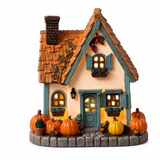 ✨ Fall Pumpkin Light‑Up Cottage Decor🎃