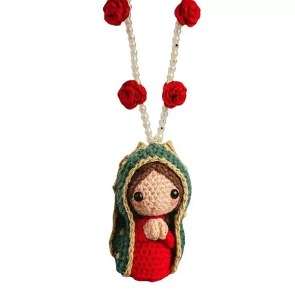 ✨Handmade Knitted Doll,Mary hanging ornament🔥