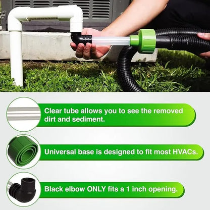 ✨AC Drain Line Cleaner Adapter Evacuates & Unclog AC Drain Line