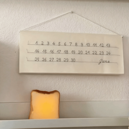 🔥2026 HOT SALE 49% OFF - 📅🪡A fun embroidered calendar, perfect for hanging in the living room🪡
