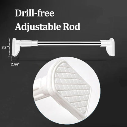 🔥49% OFF TODAY - Drill-Free Adjustable Rod