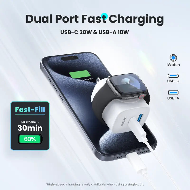 ✨3-in-1 Apple Watch & Fast Charging Wall Adapter