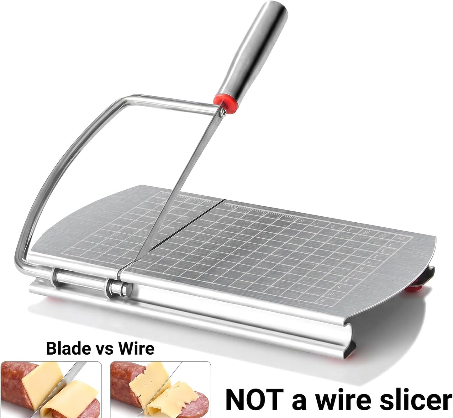 🎖️Cheese Slicer with Blade for Block Cheese