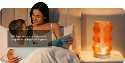 🎖️Cozy Table Lamp - Bedside Light - The Wave Lamp