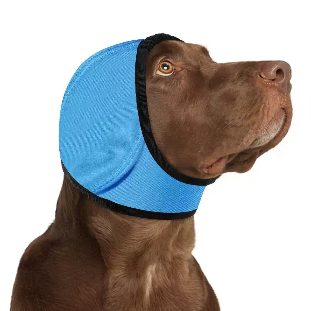 ✨🐶 Dog Calming Hoodie Ear Wraps for Dogs, Waterproof Dogs Swim Cap