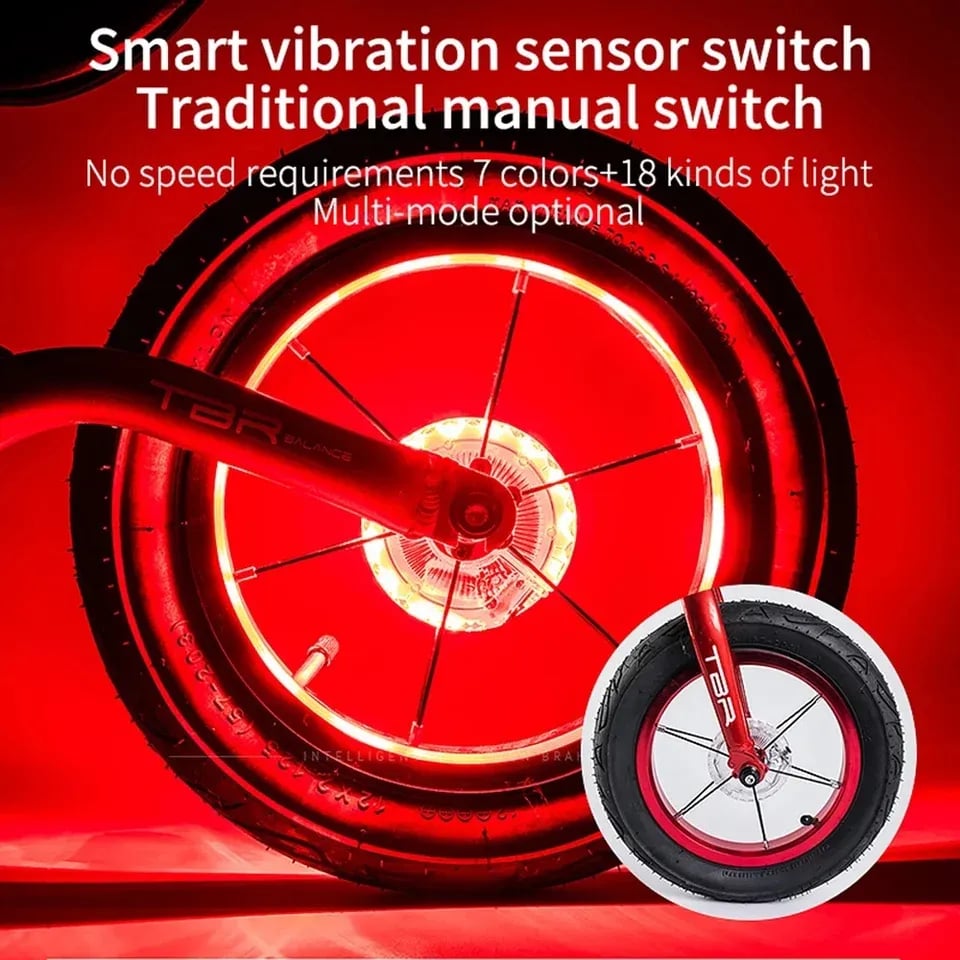 ✨LED Bike Wheel Light, USB Rechargeable Colorful Spoke Light🚴