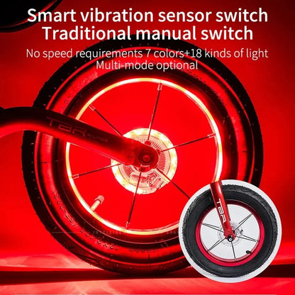 ✨LED Bike Wheel Light, USB Rechargeable Colorful Spoke Light🚴