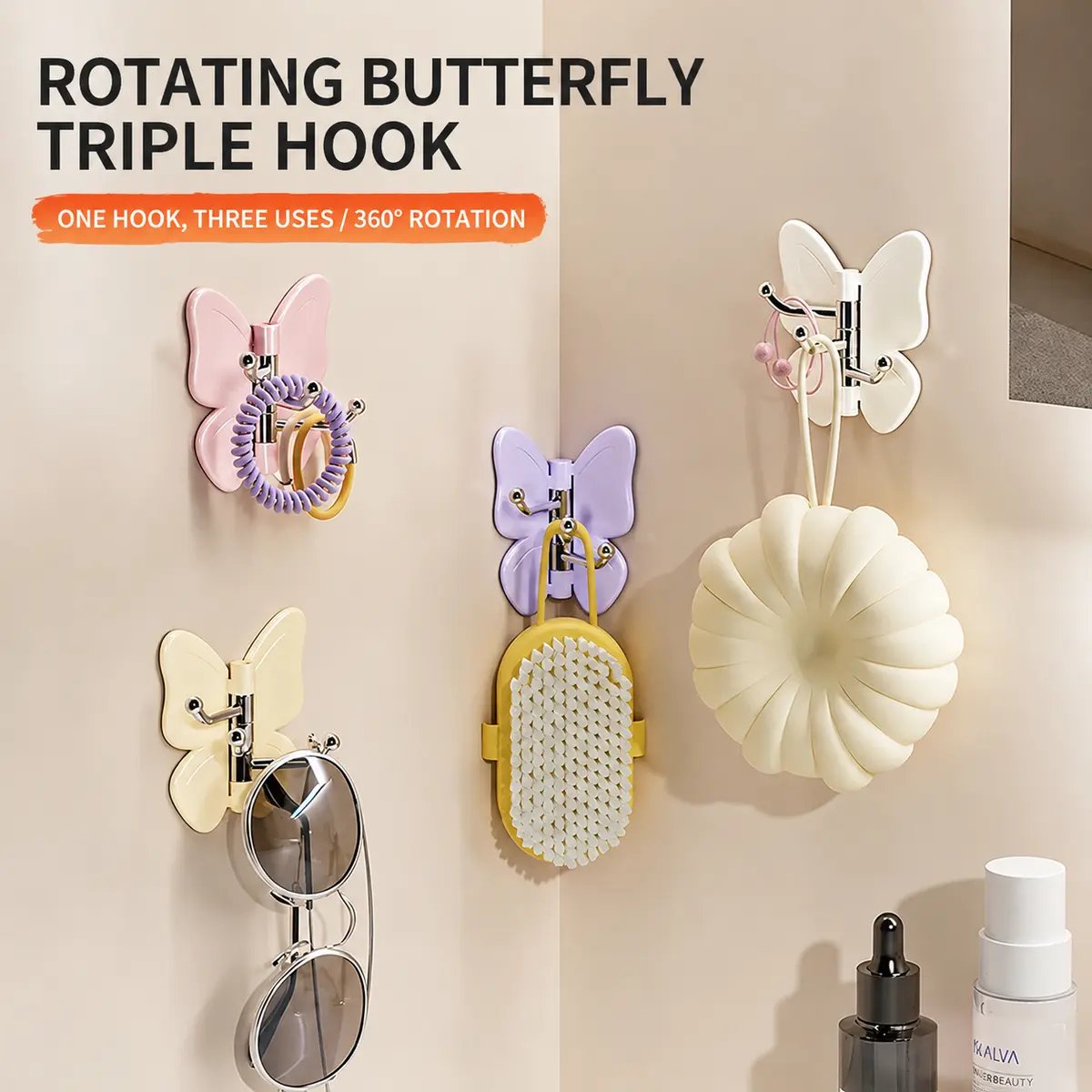 ✨2026 SALE - 🦋No Drilling Swivel Butterfly Hook