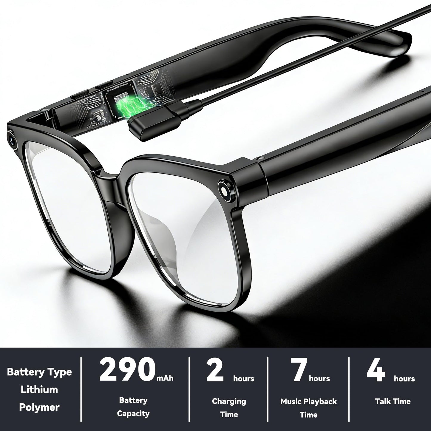 🔥Smart AI Camera Glasses with 8MP Photochromic Lenses