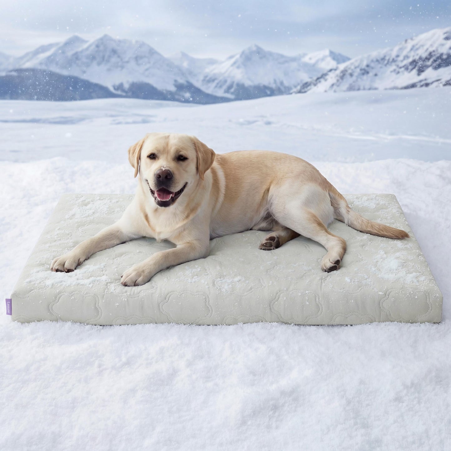 ✨🐶Washable Cooling Dog Mat, ❄️Non-Slip Summer Crate Bed for Large Dogs, No Gel & No Electric