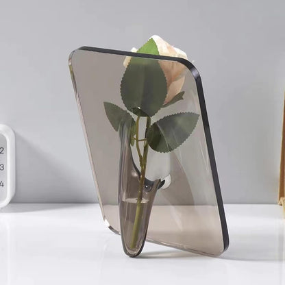 🎖️Frame Flower Vase - Clear Acrylic Vase for Flowers