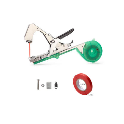 ✨Plant Tying Machine Tool Plant Tying Machine with Green Tape Stem Tie Orchard Manual Stem Tie for Grape Tomato Cucumber Vines