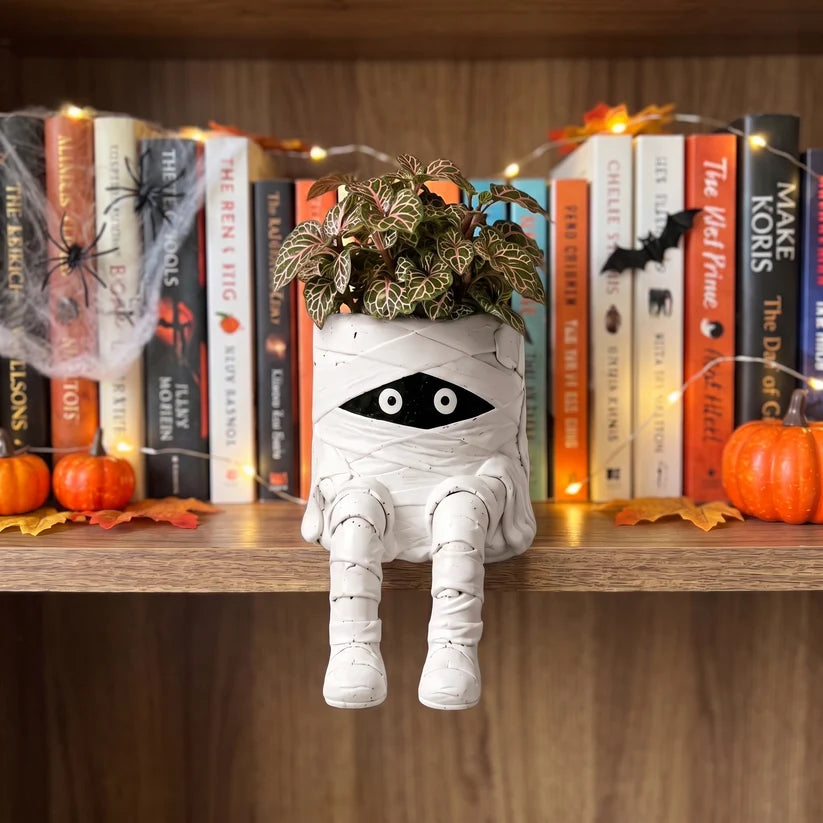 ✨Handmade Halloween Dangling Leg Planters🎃