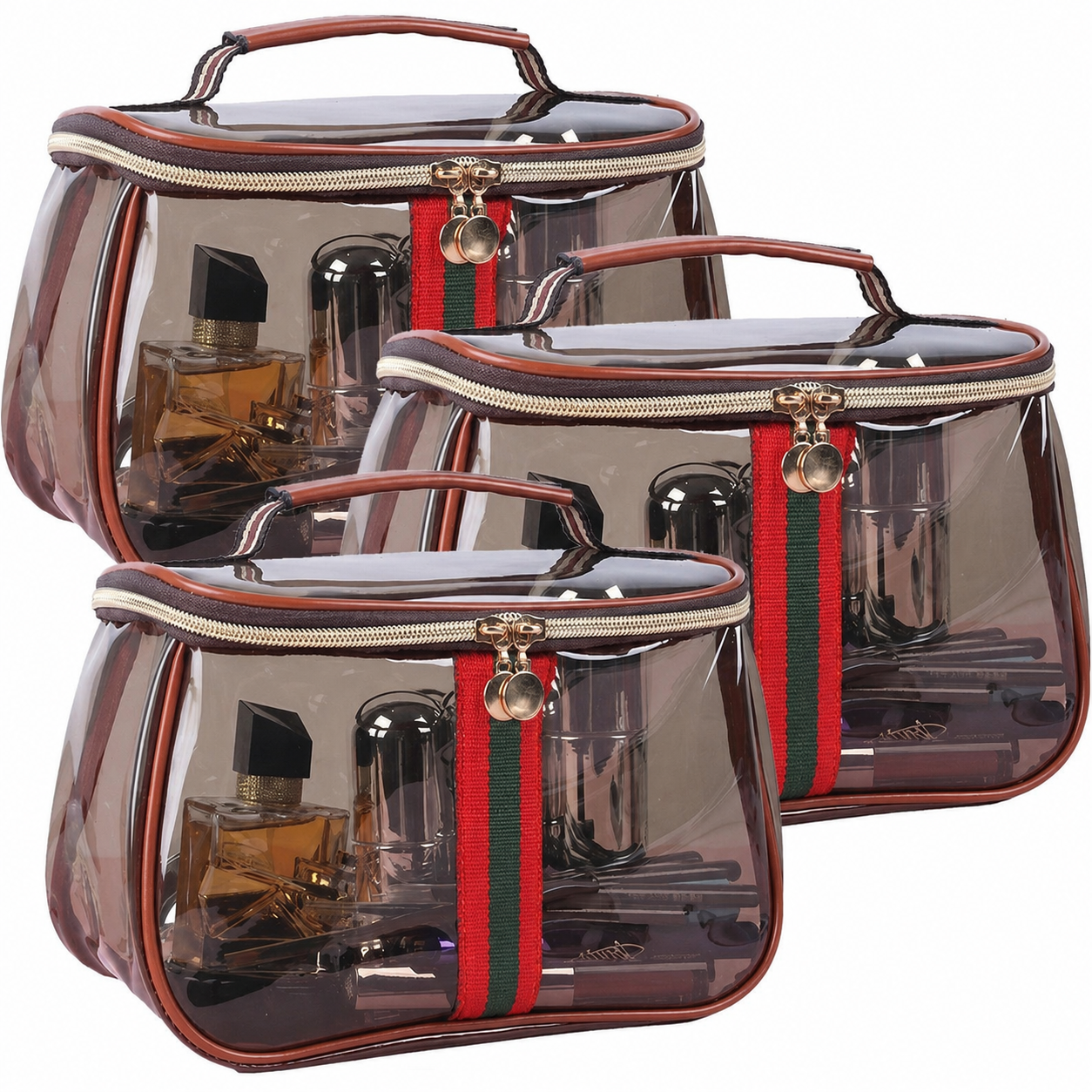 🔥💕Hot sale 49% OFF💖 3PCS New Retro Vintage Vanity Bag, Large Capacity Makeup Organizer for Women