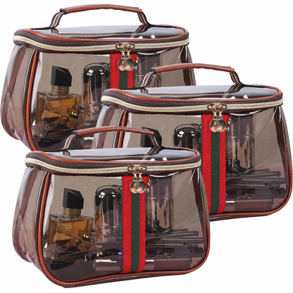 🔥💕Hot sale 49% OFF💖 3PCS New Retro Vintage Vanity Bag, Large Capacity Makeup Organizer for Women