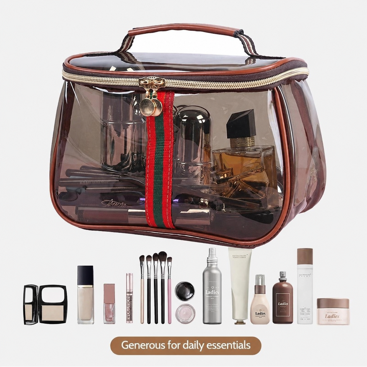 🔥💕Hot sale 49% OFF💖 3PCS New Retro Vintage Vanity Bag, Large Capacity Makeup Organizer for Women