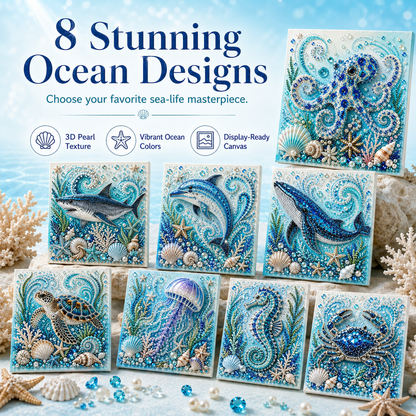 🔥Ocean Theme Pearl Art DIY Kit