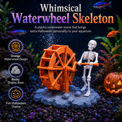 🔥Dancing Skeleton Bubble Aquarium Ornament