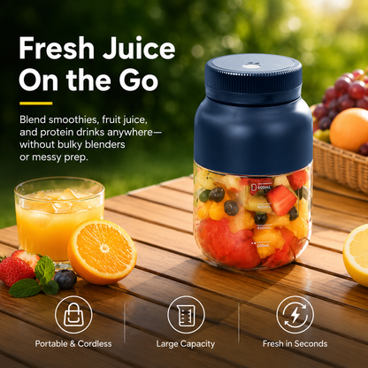 ✨Portable Electric Juicer Cup Blend Fresh. Drink Anywhere.