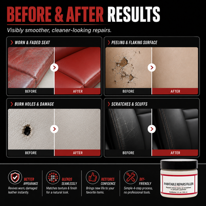 ✨Paintable Leather Repair Filler