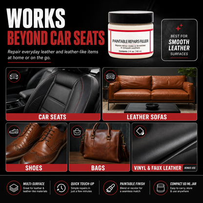 ✨Paintable Leather Repair Filler