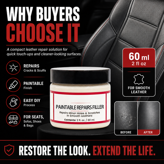 ✨Paintable Leather Repair Filler